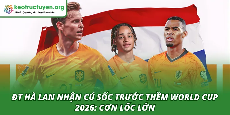 ĐT Hà Lan nhận cú sốc trước thềm World Cup 2026